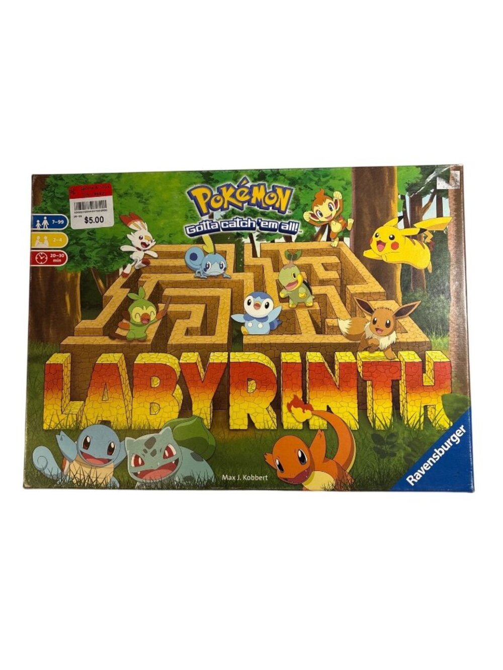 Pokemon Labyrinth Board Game By Ravensburger Ages 7-99 Strategy 2021 READ
